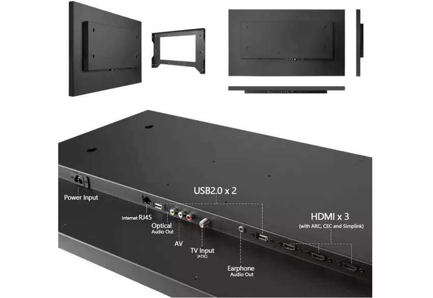 Soulaca 32-Zoll Smart Badspiegel mit TV