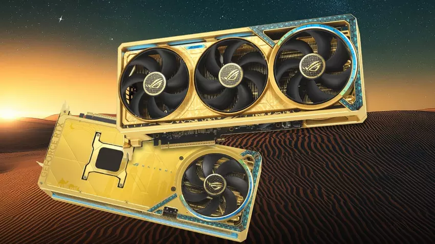 Das ist keine Metapher: Asus hat eine Reihe von exklusiven goldenen RTX 5090-Grafikkarten veröffentlicht