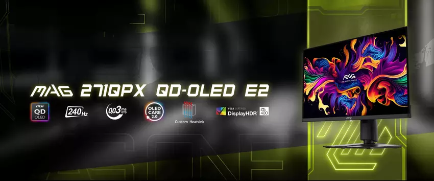 MSI hat einen neuen MAG-Gaming-Monitor mit einem 27-Zoll 240Hz QD-OLED-Bildschirm für $699 vorgestellt