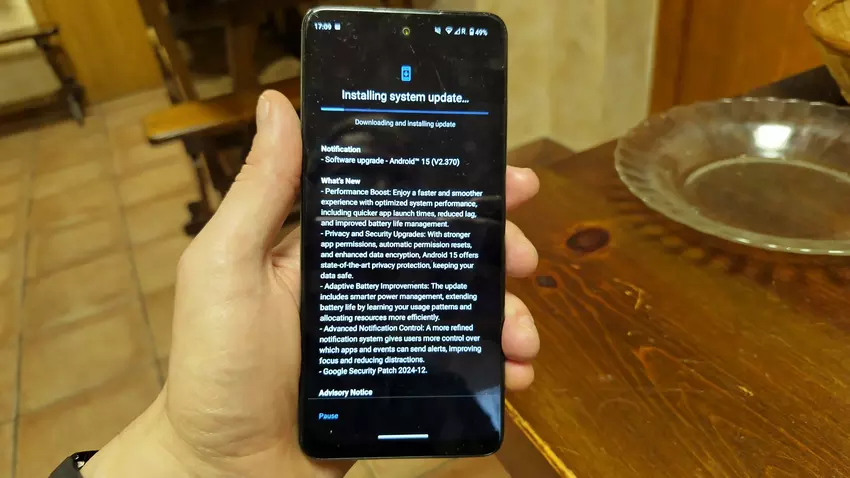 Android 15 Update für HMD Pulse Pro