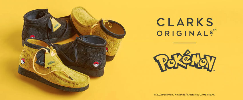 Clarks und Nintendo stellen Wallabee-Stiefel für Pokemon-Fans vor