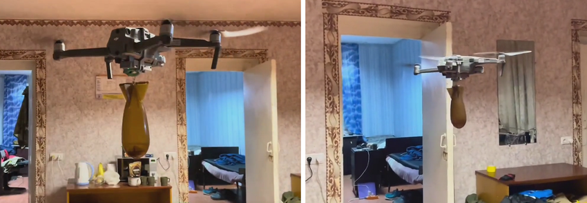 Ukrainisches Militär bombardiert russische Soldaten mit Raketen, um Fische zu füttern