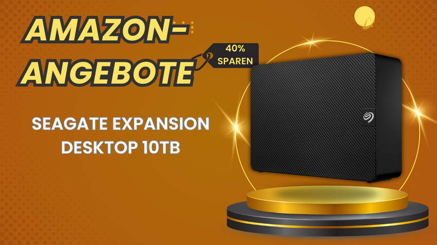 Seagate Expansion Desktop 10TB Festplatte – Jetzt 121€ günstiger!