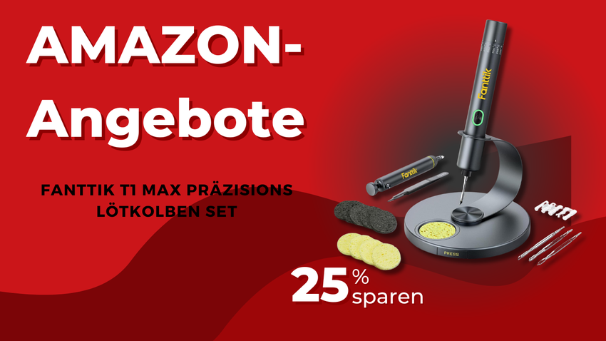 Fanttik T1 Max Präzisions-Lötkolben Set – Jetzt 25% sparen und 20€ weniger zahlen!