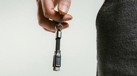 Der unentbehrliche Schlüsselbund: Nomad hat das leistungsstarke ChargeKey V2 Minikabel mit einer Ladeleistung von bis zu 240 W auf den Markt gebracht