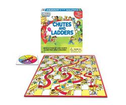 Klassisches Rutschen und Leitern Spiel