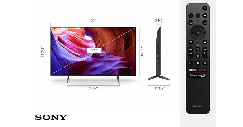 Sony Ultra HD TV X85K-Serie bester fernseher für ältere menschen