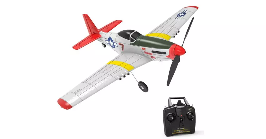 s-idee® Volantex RC Mustang P51 bestes rc segelflugzeug