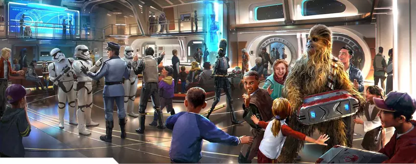 Disney enthüllt die Zimmerpreise im Hightech-Hotel der Attraktion Star Wars: Galactic Starcruiser (+ Video)