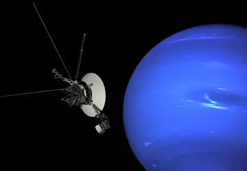 Die Raumsonde Voyager 2, die das ...