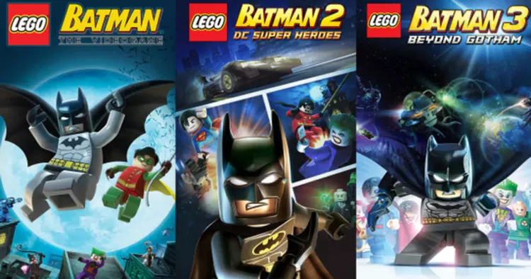 Das LEGO Batman Trilogie-Set mit drei ...