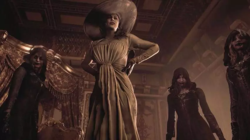 Resident Evil Village mit erweiterten Untertiteleinstellungen