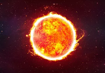 Der rote Überriese Betelgeuse in unserer ...