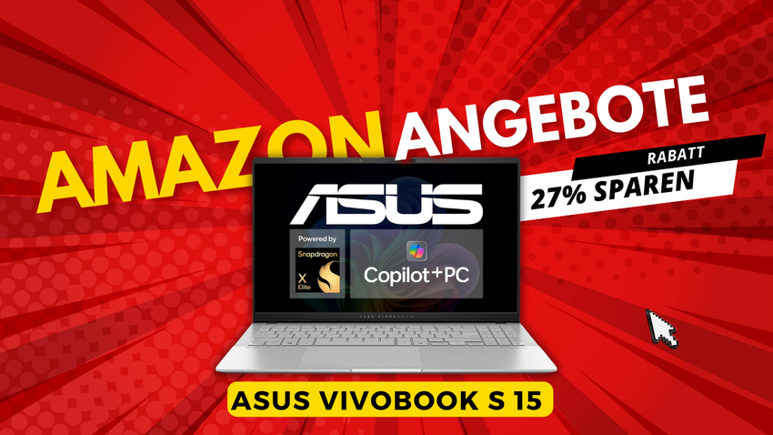ASUS Vivobook S 15 OLED mit Copilot+ – Spare jetzt 350€ beim Kauf!