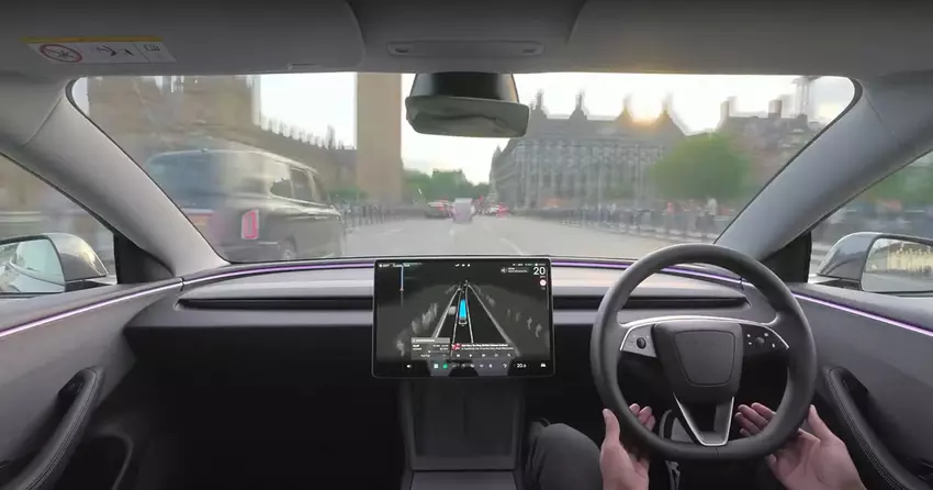 Tesla hat mit dem Test seines autonomen Fahrzeugsystems in London begonnen
