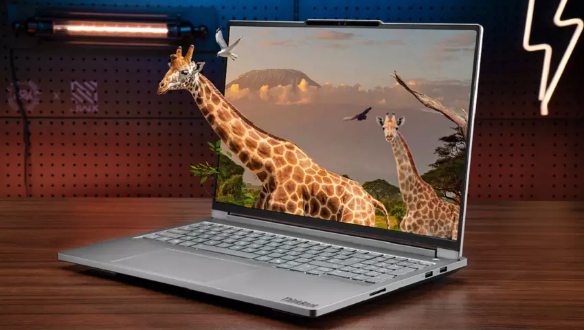 Lenovo hat das ThinkBook 3D Laptop-Konzept vorgestellt, das 3D-Bilder abspielt und über einen intelligenten Ring gesteuert wird
