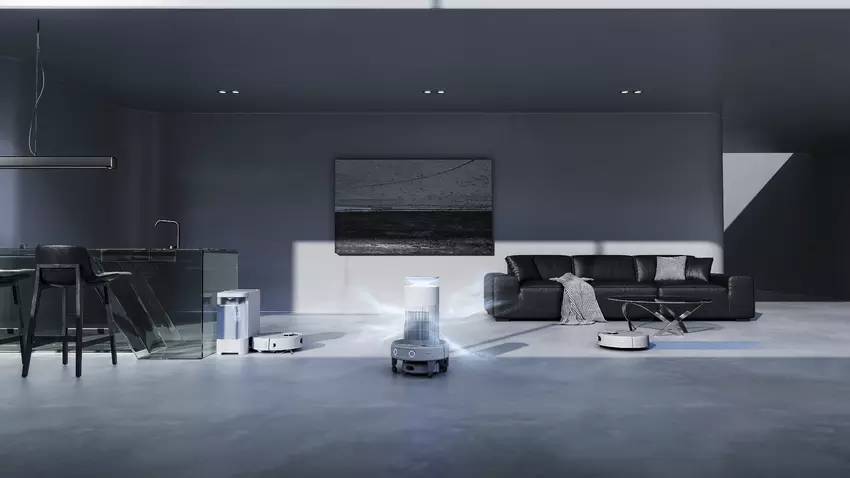 Reinigung der Luft mit dem SwitchBot K20+ Pro. Illustration: SwitchBot