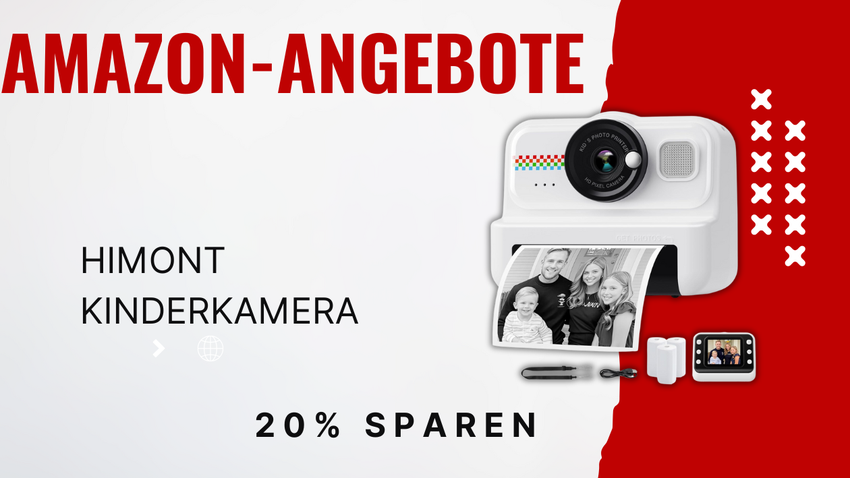 HiMont Kinderkamera mit Sofortdruck – Jetzt fast 10€ günstiger bei Amazon!