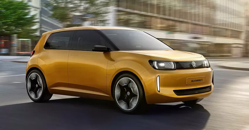Das kompakte Elektroauto ID.1 von Volkswagen wird in Portugal produziert