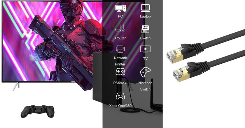 Senetem Cat 7 welche lan Kabel ist am besten für ps5