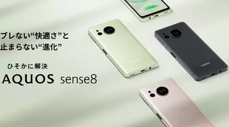 Sharp Aquos Sense 8 - Snapdragon 6 Gen 1, 180Hz IGZO OLED Display, NFC, 50MP Kamera und IP68 Wasserschutz für $415