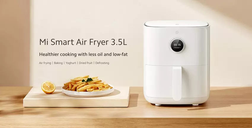Xiaomi Mi Smart Air Fryer 3.5L: eine intelligente Fritteuse mit Google Assistant und Amazon Alexa Unterstützung für 99 Euro