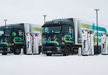 Mercedes eActros 600 im Wintertest - ...