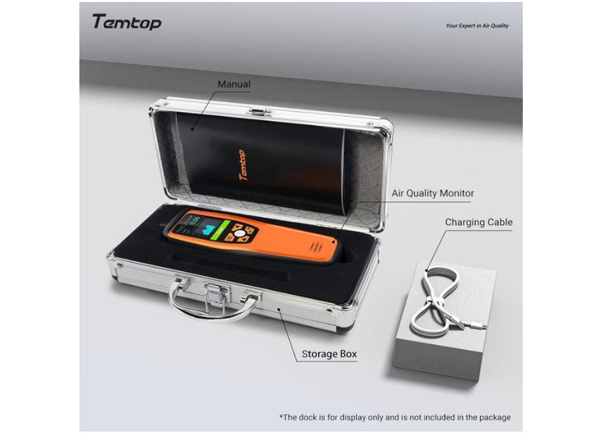 Temtop M2000 Luftqualitätsmonitor für zu Hause Allergie