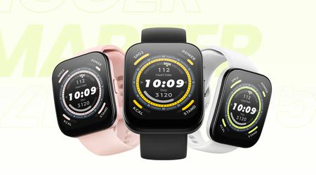 Amazfit Bip 5: 1,91-Zoll-Display, BioTracker-Sensor und bis zu 10 Tage Akkulaufzeit für $89