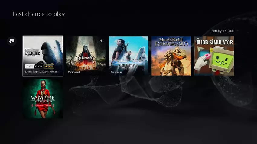 Ein Bild der Spiele, die auf PS Plus verfügbar sind