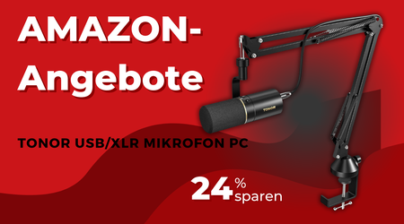 TONOR USB/XLR Mikrofon TD510+ – Professioneller Sound mit 24% Preisvorteil!
