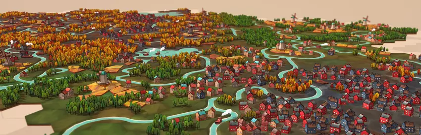 Dorfromantik Review: ein glückseliges, minimalistisches Chill-out-Spiel