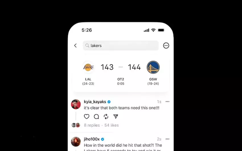 Threads plant, Ergebnisse von Sportwettbewerben zu zeigen