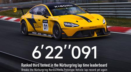Xiaomi hat seinen Nürburgring-Rekord erneut gebrochen und eine limitierte Auflage der SU7 Ultra-Limousine vorgestellt