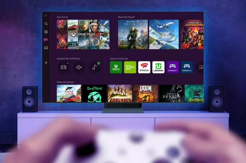 Samsungs Gaming-TV-Hub startet Xbox-, Stadia- und GeForce Now-Streaming