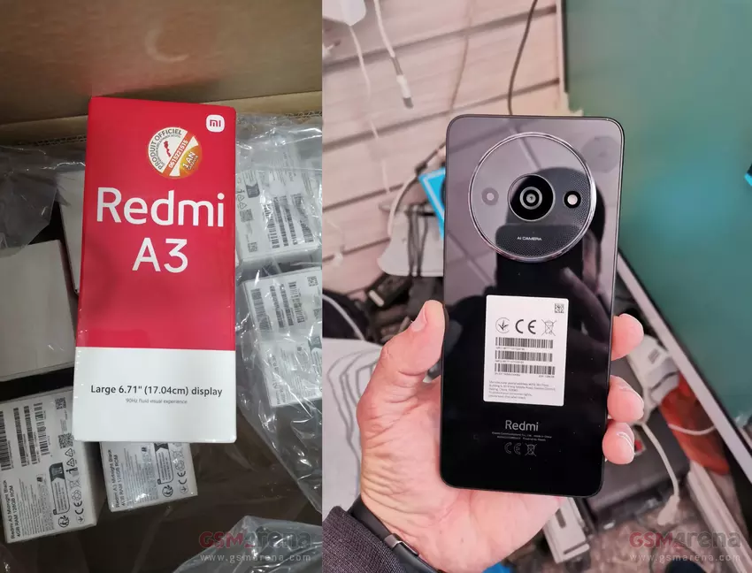 Redmi A3 mit einer großen Dual-Kamera ist auf einem Foto aufgetaucht