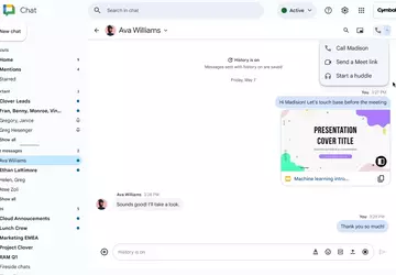 Google Chat führt Huddles-Audiomeetings mit Google ...