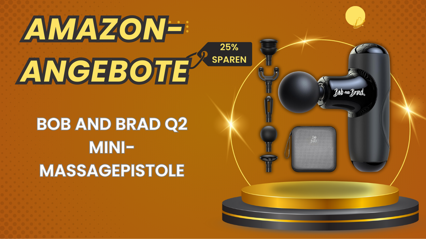 Bob and Brad Q2 Mini-Massagepistole - Jetzt 20€ günstiger!