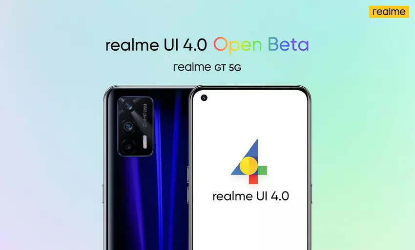 realme kündigte den Beta-Test von Android 13 mit der Shell realme UI 4.0 für realme GT 5G an