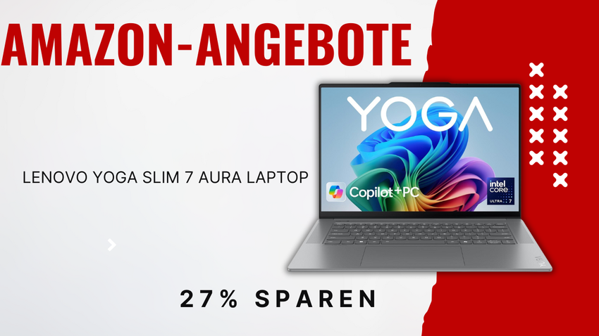 Lenovo Yoga Slim 7 Aura Laptop – Jetzt 27% reduziert!