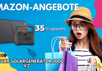 Jackery Solargenerator 1000 v2 mit 100W ...