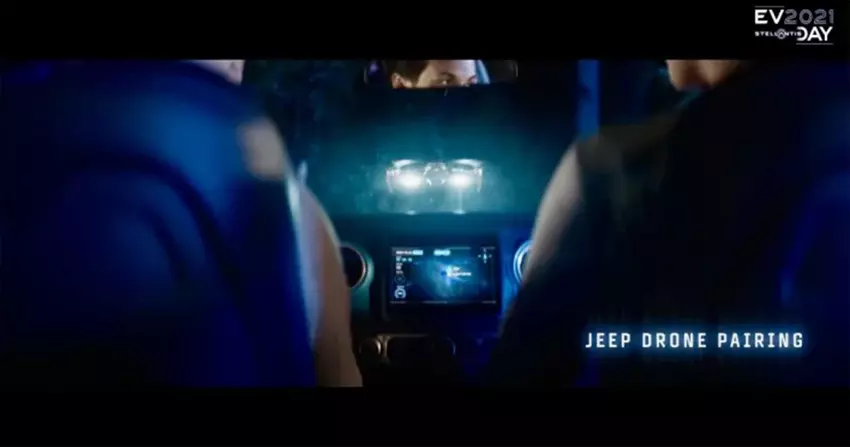 Stellantis hat ein Patent für eine Drohne angemeldet, die ein Jeep-Fahrzeug im Gelände begleitet