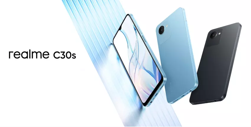 realme C30s: 95-Dollar-Smartphone mit seitlichem Fingerabdruck-Scanner, microSD-Slot und Android 12 Go Edition an Bord
