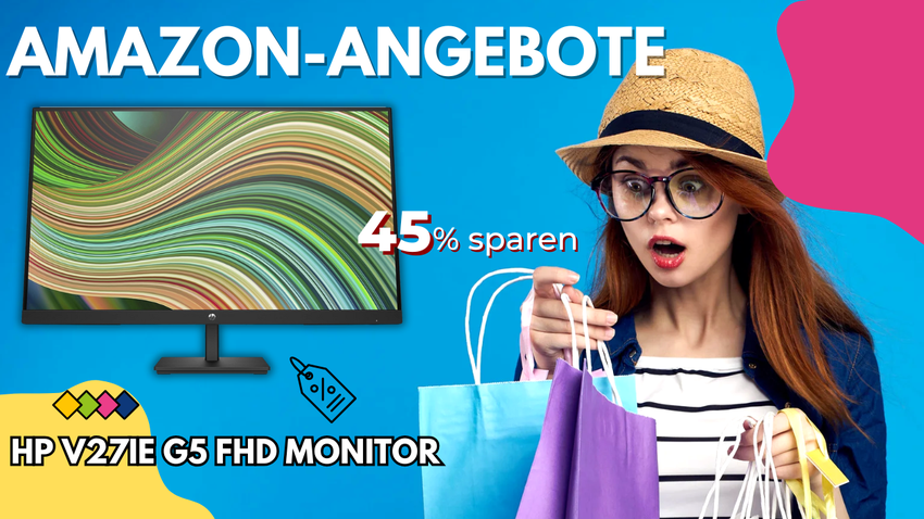 HP V27ie G5 FHD Monitor – Sparen Sie jetzt 80€!
