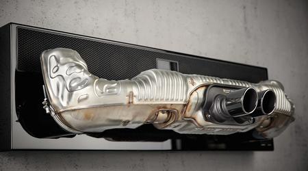 Porsche Design hat einen Musiklautsprecher aus einem Porsche 992 GT3 Auspuffrohr hergestellt und verkauft ihn für 12.000 Dollar