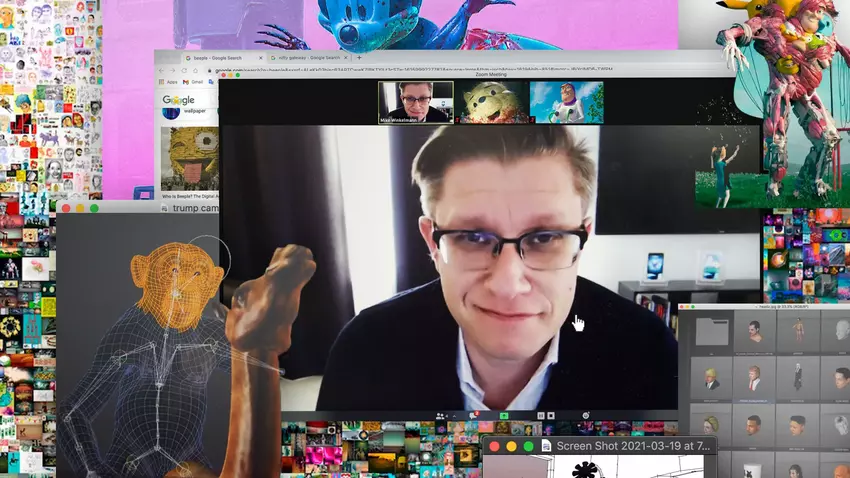 Hacker hackten den Twitter-Account des Künstlers Beeple und stahlen fast eine halbe Million Dollar von Followern