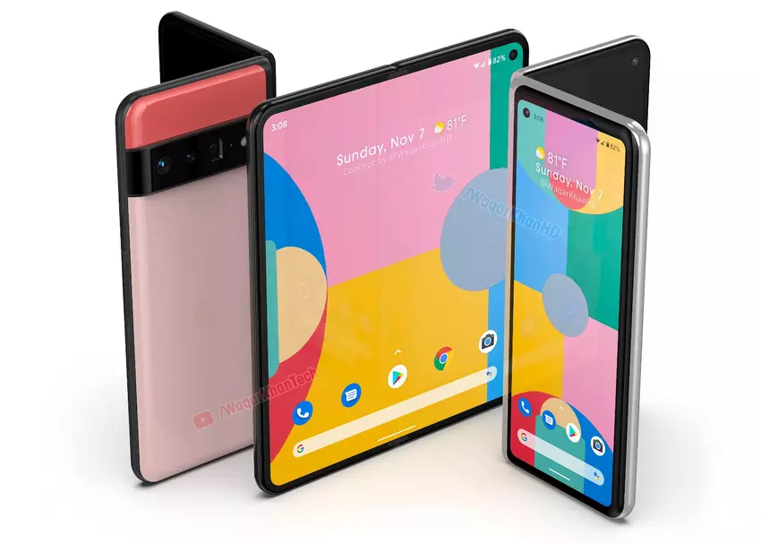 Gerücht: Googles faltbares Smartphone Pixel Notepad und Pixel Tablet erhalten seitliche Fingerabdruckscanner