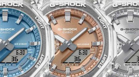 Casio hat in Europa mit dem Verkauf der neuen durchsichtigen, mehrfarbigen Uhr GA-2100BM begonnen
