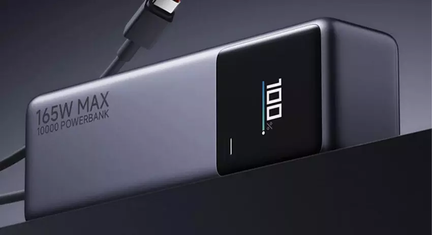 Xiaomi stellt 10.000 mAh Power Bank mit Farbdisplay und 165W Leistung vor