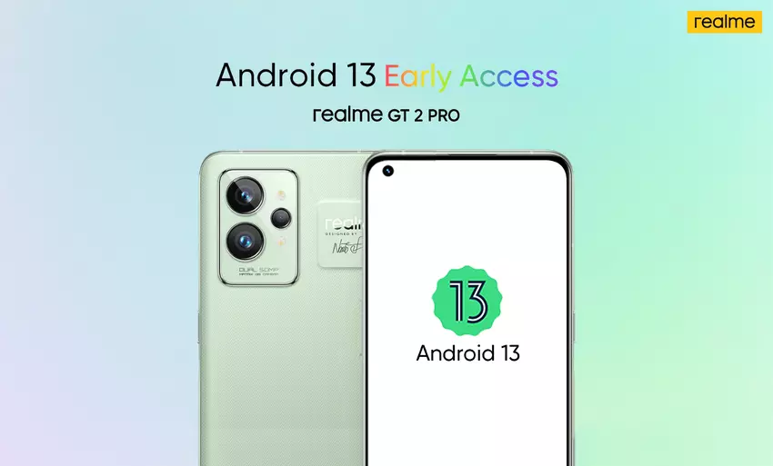 realme sucht Freiwillige, die Android 13 auf dem Flaggschiff realme GT 2 Pro testen möchten